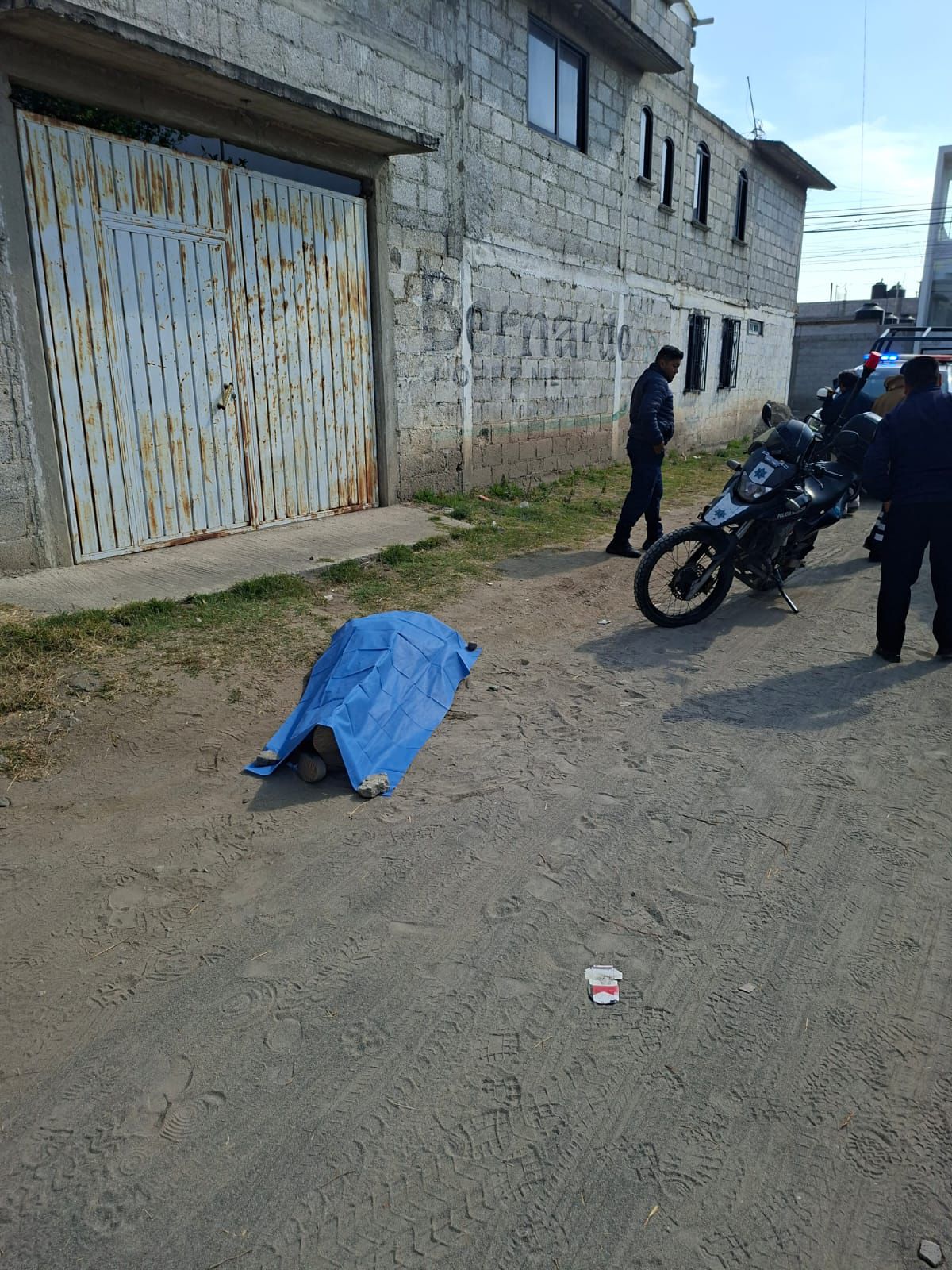 Atiende Seguridad Pública reporte por persona sin vida en el barrio de San Sebastián